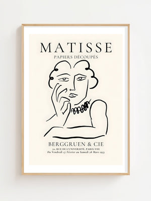 Pensive Woman Plakat - 21 x 29.7 cm (A4) - Nellastore
