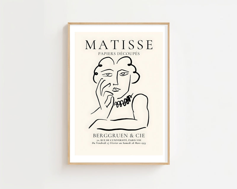Pensive Woman Plakat - 21 x 29.7 cm (A4) - Nellastore