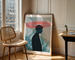 Pink Halo Plakat - 21 x 29.7 cm (A4) - Nellastore