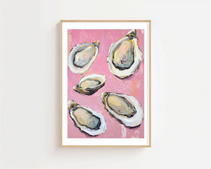 Pink Oyster Study Plakat - 21 x 29.7 cm (A4) - Nellastore