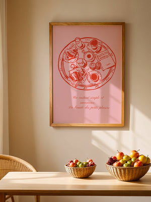 Pink Pastry Plakat - 21 x 29.7 cm - Nellastore