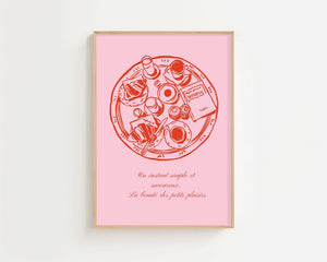 Pink Pastry Plakat - 21 x 29.7 cm - Nellastore