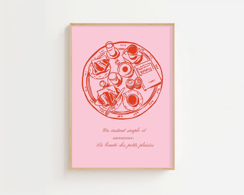 Pink Pastry Plakat - 21 x 29.7 cm - Nellastore