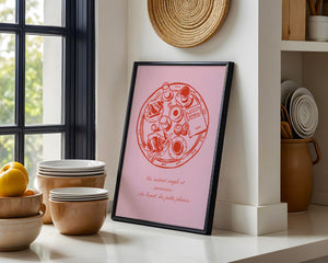 Pink Pastry Plakat - 21 x 29.7 cm - Nellastore