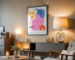 Pink Reverie Matisse Plakat - 21 x 29.7 cm - Nellastore