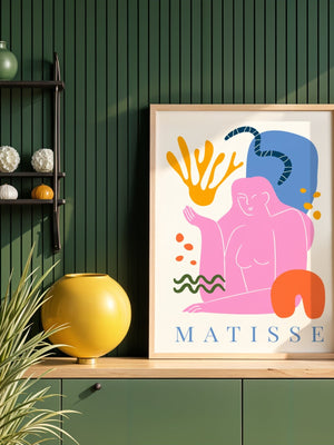 Pink Reverie Matisse Plakat - 21 x 29.7 cm - Nellastore