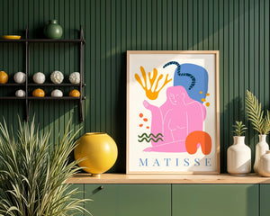 Pink Reverie Matisse Plakat - 21 x 29.7 cm - Nellastore