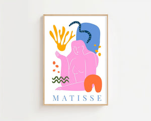 Pink Reverie Matisse Plakat - 21 x 29.7 cm - Nellastore