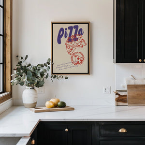 Pizza Night Plakat - 21 x 29.7 cm - Nellastore