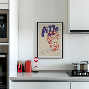 Pizza Night Plakat - 21 x 29.7 cm - Nellastore