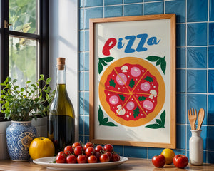Pizzeria Verde Plakat - 21 x 29.7 cm - Nellastore