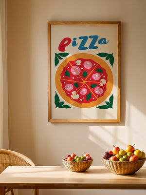 Pizzeria Verde Plakat - 21 x 29.7 cm - Nellastore