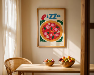 Pizzeria Verde Plakat - 21 x 29.7 cm - Nellastore