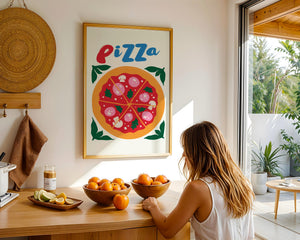 Pizzeria Verde Plakat - 21 x 29.7 cm - Nellastore