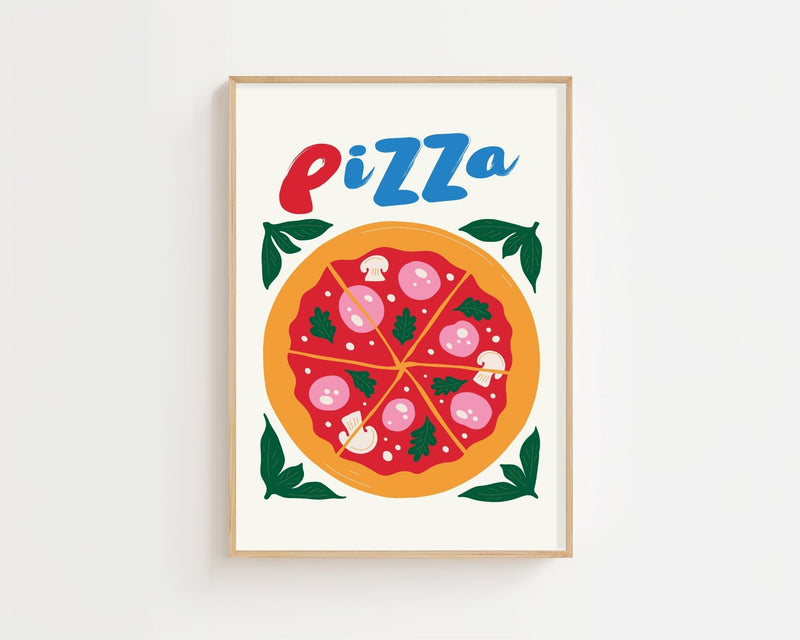 Pizzeria Verde Plakat - 21 x 29.7 cm - Nellastore