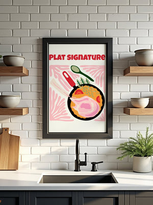 Plat Signature Pan Plakat - 21 x 29.7 cm - Nellastore