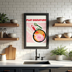Plat Signature Pan Plakat - 21 x 29.7 cm - Nellastore