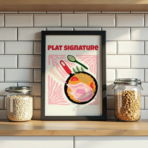 Plat Signature Pan Plakat - 21 x 29.7 cm - Nellastore
