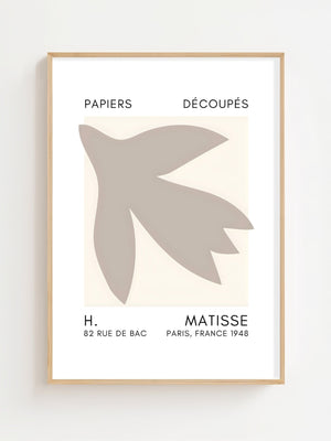 Pointed Leaf Cutout Plakat - 21 x 29.7 cm (A4) - Nellastore