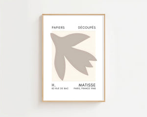 Pointed Leaf Cutout Plakat - 21 x 29.7 cm (A4) - Nellastore