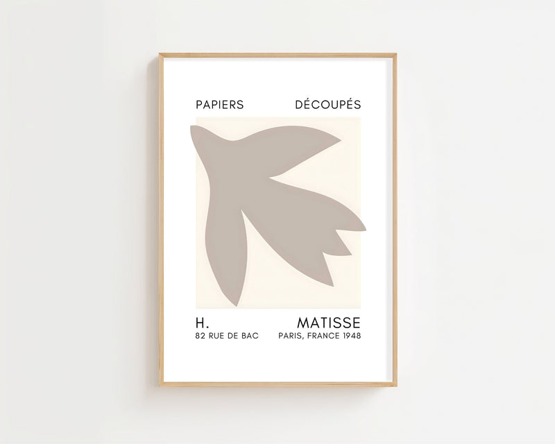 Pointed Leaf Cutout Plakat - 21 x 29.7 cm (A4) - Nellastore