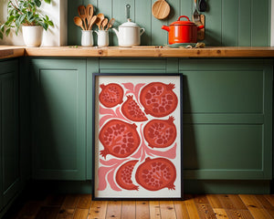Pomegranate Garden Plakat - 21 x 29.7 cm - Nellastore