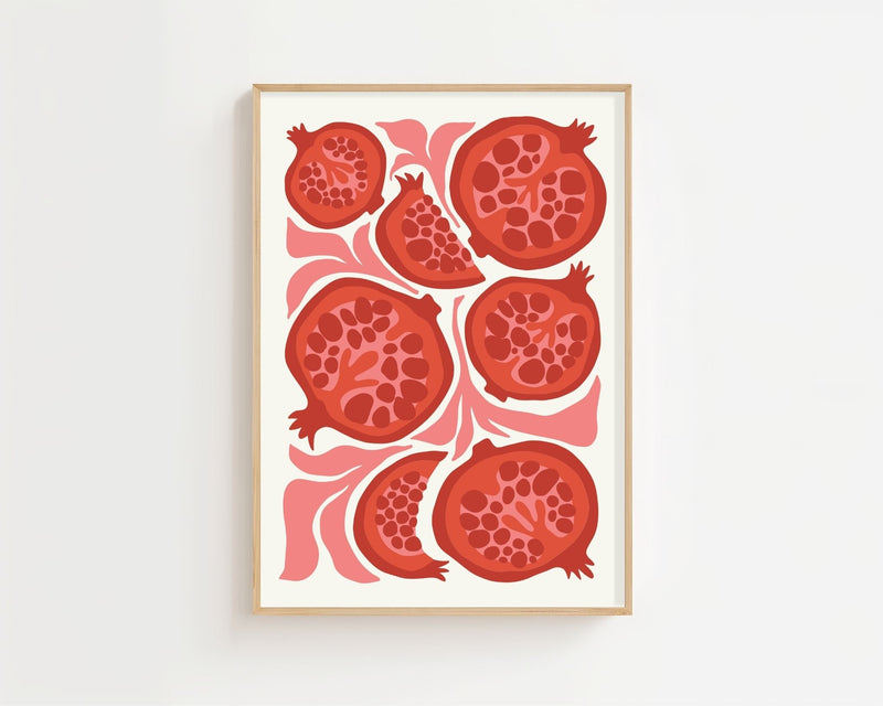 Pomegranate Garden Plakat - 21 x 29.7 cm - Nellastore