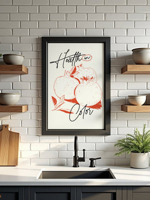 Pomegranate Mood Plakat - 21 x 29.7 cm - Nellastore