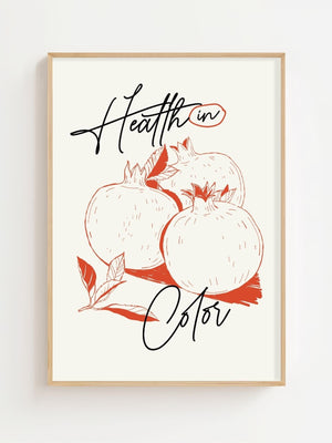 Pomegranate Mood Plakat - 21 x 29.7 cm - Nellastore