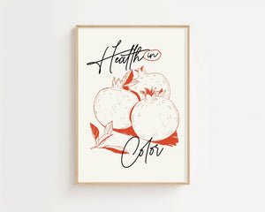 Pomegranate Mood Plakat - 21 x 29.7 cm - Nellastore