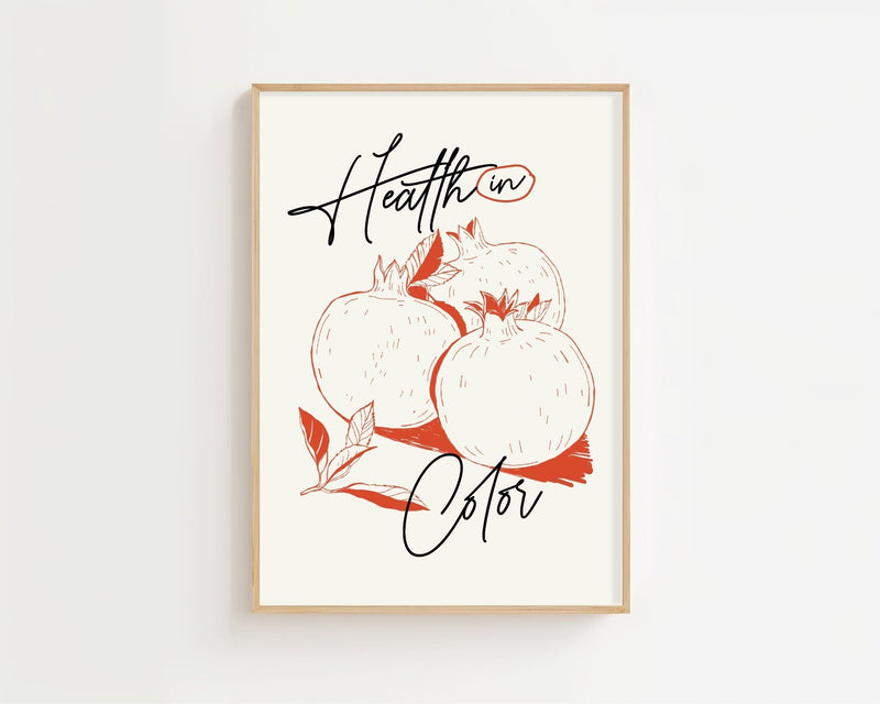 Pomegranate Mood Plakat - 21 x 29.7 cm - Nellastore