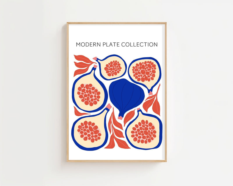 Pomegranate Plate Collection Plakat - 21 x 29.7 cm - Nellastore