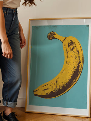 Pop Art Banana Plakat - 21 x 29.7 cm (A4) - Nellastore