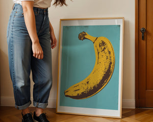 Pop Art Banana Plakat - 21 x 29.7 cm (A4) - Nellastore