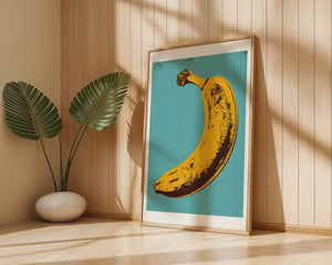 Pop Art Banana Plakat - 21 x 29.7 cm (A4) - Nellastore