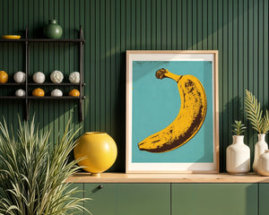 Pop Art Banana Plakat - 21 x 29.7 cm (A4) - Nellastore