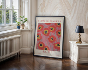 Poppy Pattern Plakat - 21 x 29.7 cm (A4) - Nellastore