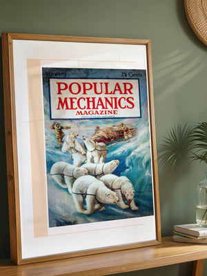 Popular Mechanics January Plakat - 21 x 29.7 cm (A4) - Nellastore