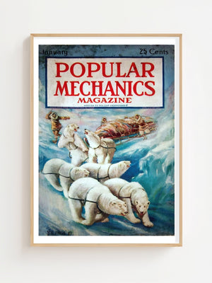 Popular Mechanics January Plakat - 21 x 29.7 cm (A4) - Nellastore