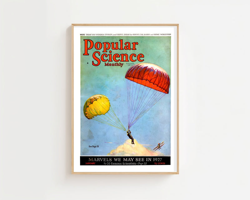 Popular Science Monthly Plakat - 21 x 29.7 cm (A4) - Nellastore