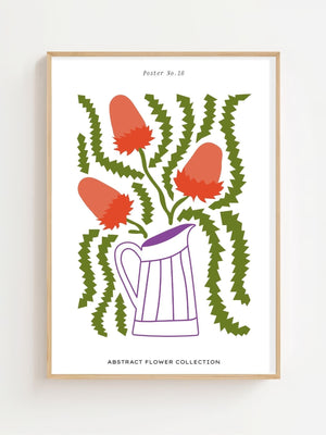 Poster No.16 Bloom Pitcher Plakat - 21 x 29.7 cm - Nellastore