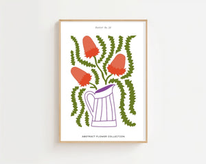 Poster No.16 Bloom Pitcher Plakat - 21 x 29.7 cm - Nellastore
