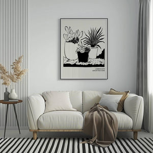 Potted Plants Landscape Plakat - 21 x 29.7 cm - Nellastore