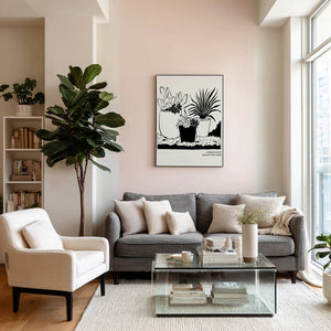 Potted Plants Landscape Plakat - 21 x 29.7 cm - Nellastore