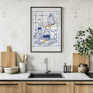 Pour Over Morning Plakat - 21 x 29.7 cm - Nellastore