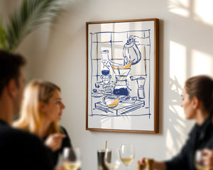 Pour Over Morning Plakat - 21 x 29.7 cm - Nellastore