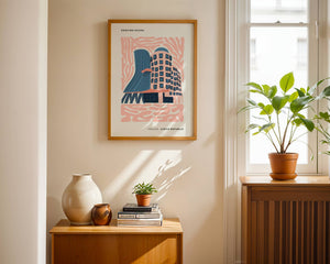 Prague Dancing Lines Plakat - 21 x 29.7 cm - Nellastore