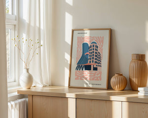 Prague Dancing Lines Plakat - 21 x 29.7 cm - Nellastore