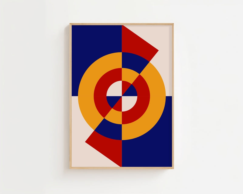 Primary Circle Spiral Plakat - 21 x 29.7 cm - Nellastore