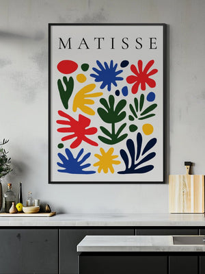 Primary Garden Matisse Plakat - 21 x 29.7 cm - Nellastore